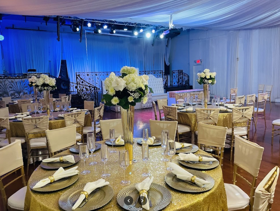 Wedding hall elegantly