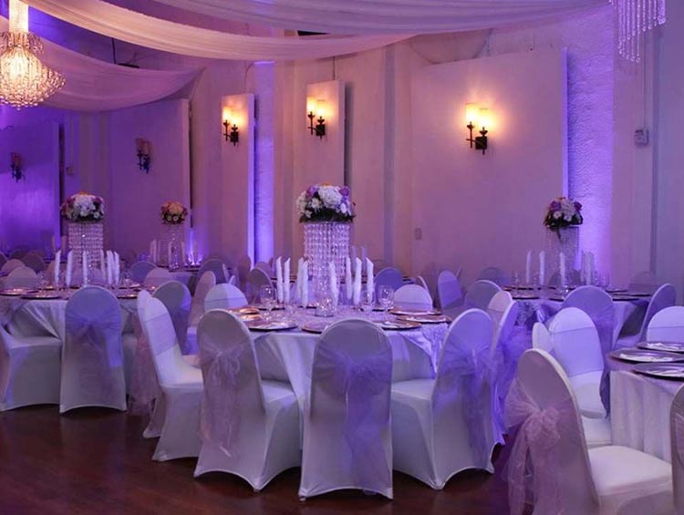 Wedding hall elegantly